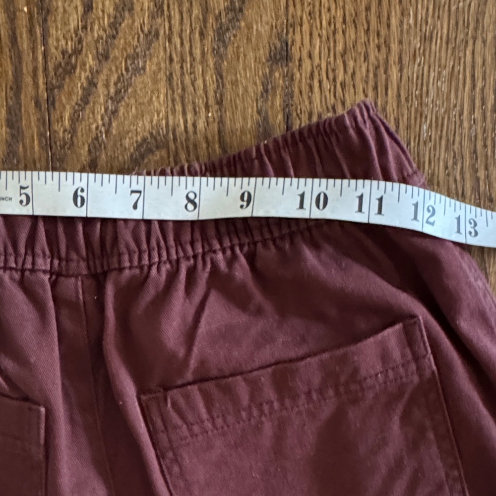 Old Navy Women's Burgundy Barrel Fit Pants Size XS - Picture 4 of 6